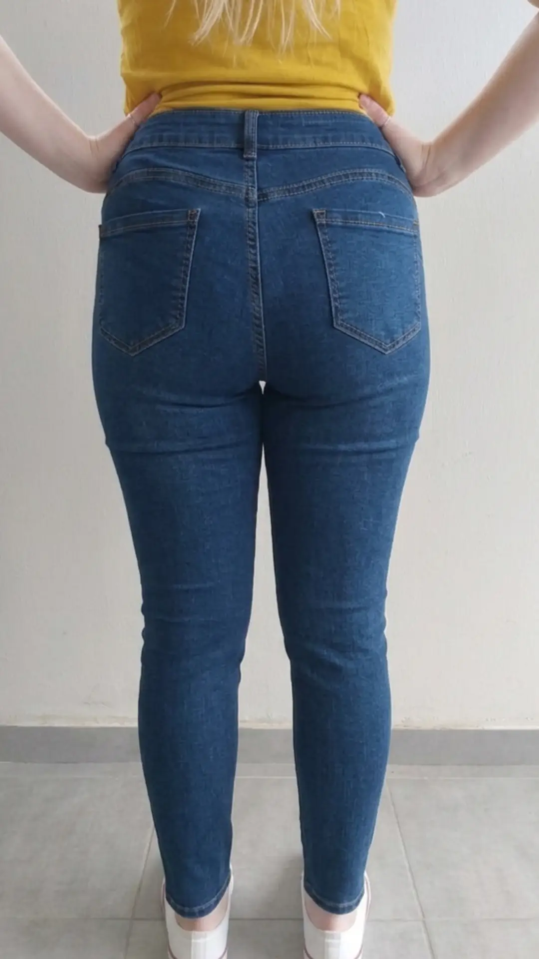 Image de Jean Skinny Taille Haute "Mila Premium" – Bleu Moyen – Taille 44 (XXL), 2/3